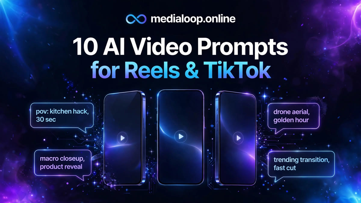 10 AI Video Prompts for Reels & TikTok