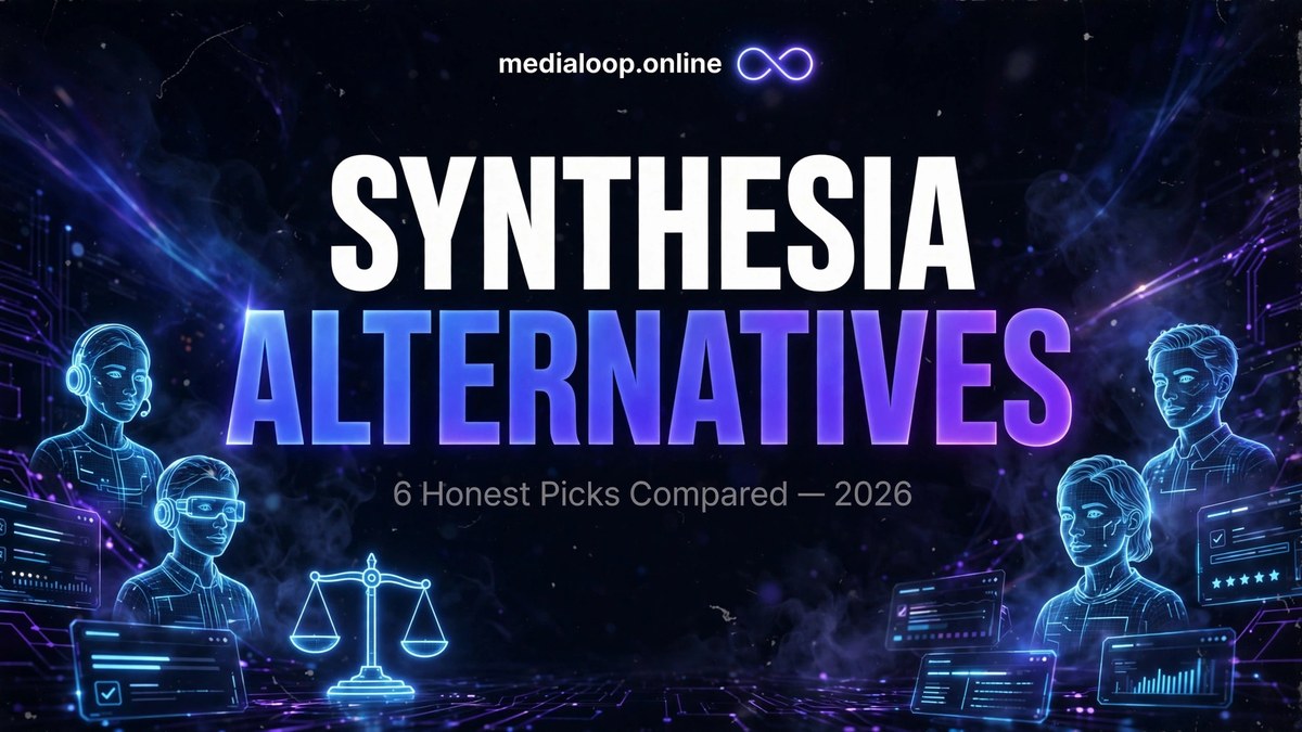 6 Best Synthesia Alternatives in 2026 (Honest, Price-First Comparison)